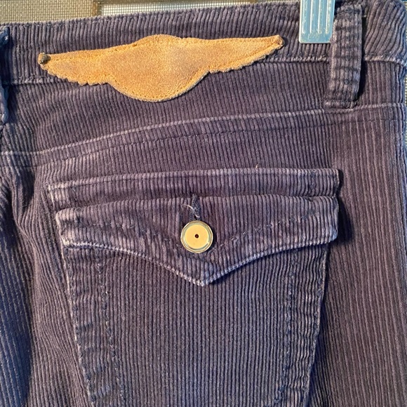 BCBG Blue Corduroy Pants - Picture 5 of 9